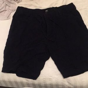 H&M Shorts Navy Blue